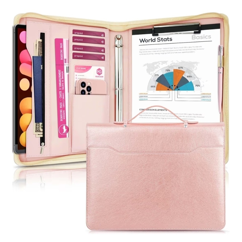 Pink Tablet Organizer Case